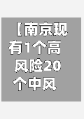 【南京现有1个高风险20个中风险地区,南京有4个高风险区25个中风险区】-第3张图片