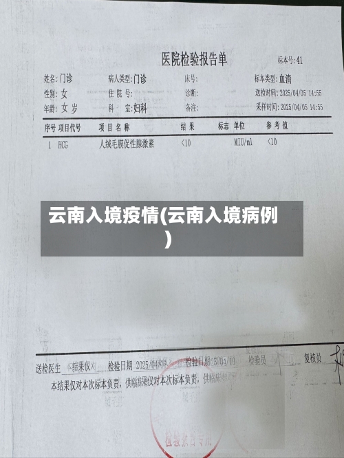 云南入境疫情(云南入境病例)-第2张图片