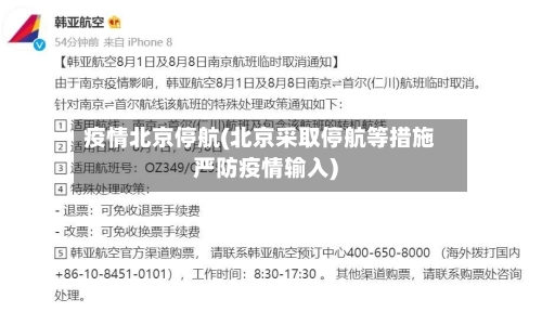 疫情北京停航(北京采取停航等措施严防疫情输入)-第2张图片
