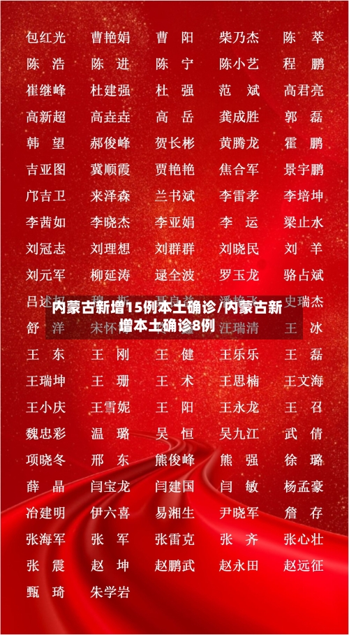 内蒙古新增15例本土确诊/内蒙古新增本土确诊8例-第3张图片